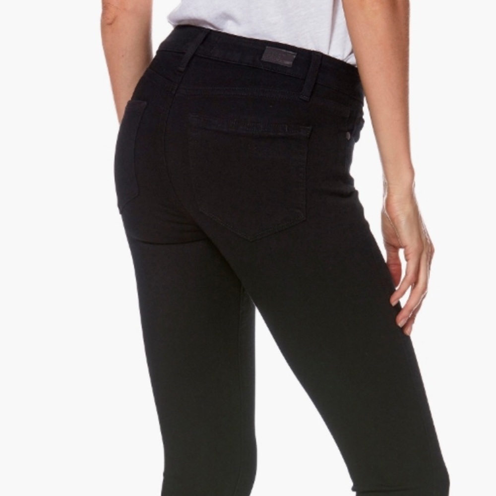 Paige Verdugo Ankle Black Ultra Skinny Jeans - Picture 4 of 8